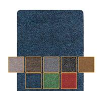 ANRO Felpudo antisuciedad, Lavable, Impermeable, Resistente, para Entrada, Puerta, Pasillo, Cocina, Dormitorio, Poeta, 40 x 120 cm, Color Azul