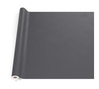 ANRO Mantel de Hule Lavable, para jardín, Exterior e Interior, 100 x 140 cm, Borde Cortado, Antracita