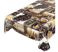 Anro - Mantel de hule lavable, para mesa