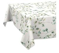 ANRO Mantel de Tela, Mantel de algodón y poliéster, Lavable, fácil de Limpiar, Redondo, Ovalado, Rectangular, 100 x 140 cm, con Dobladillo (Ribeteado)