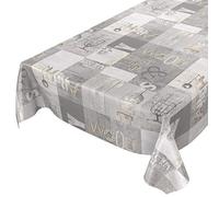 ANRO Mantel Industry Style Modern Used Look, Toalla, Borde de Corte, 120 x 140cm