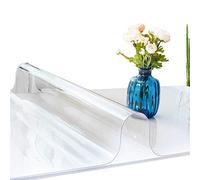 ANRO Protector de mesa transparente lavable, 2 mm, suave, PVC, 90 x 160 cm, muchos tamaños (1000)