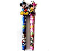 Anrox Supply Co Mickey & Minnie Mouse Sports Celebration - Juego de 2 bolígrafos rosa y azul
