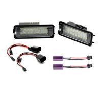 Ansbvgn Luz Placa Auto Para Bentley Para Continental Para Mulsanne Azure Brooklands Lámpara De Luz De Matrícula LED Blanca De Alto Brillo 2 Unidades