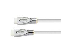 Anschlusskabel HigH-SpeeD-Hdmi? Mit Ethernet 4k2k / Uhd, Aktiv, 24k Vergoldete Kontakte, Ofc, Nylongeflecht Wei?, 30m, Python? Series (gC-M0170)