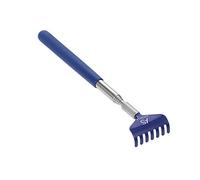 Anself Telescópico Back Scratcher Massager Metal Compacto Extensible 5 Sección 20-68cm Azul