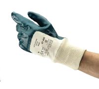 Ansell ActivArmr 47-400 Guantes de Trabajo, Extra-Resistente para Trabajos Pesadas, Resistencia a Cortes y Aceite, Revestimiento de Nitrilo sin Silicona, Talla L (12 Pares)