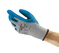 Ansell ActivArmr 80-100 Guantes de Trabajo, Extra-Resistente para Trabajos Pesadas, Guante Seguridad Usos Industriales, Seguridad y Destreza, Reutilizable, Hombre Mujer, Azul, Talla XL (12 Pares)