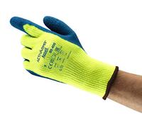 Ansell ActivArmr 80-400 Guantes de Trabajo, Extra-Resistente para Trabajos Pesadas, Guante Seguridad Usos Industriales, Seguridad y Destreza, Reutilizable, Azul, Talla M (12 Pares)