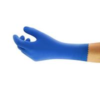 Ansell Alphatec 87-305 Guantes de Trabajo Multiusos, Resistencia Química y Conformidad Alimentaria, Forro con Flocado Algodón, Hombre Mujer, Talla M (12 Pares)