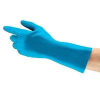Ansell Alphatec 87-315 Guantes de Trabajo Multiusos, Resistencia Química y Conformidad Alimentaria, Forro con Flocado Algodón, Hombre Mujer, Talla XL (12 Pares)