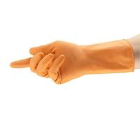 Ansell AlphaTec 87-320 Guantes de Trabajo de Seguridad, Protección Mecánica, Talla 7(S), Naranja (12 Pares)