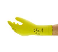 Ansell Alphatec 87-650 Guantes de Trabajo Multiusos, Resistencia Química, Destreza y Sensibilidad Táctil, Fino y Flexible Diseño, Talla M (12 Pares)