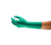 Ansell Dermashield 73-711 Neopreno Guante contra productos químicos, Verde, Tamaño 7 (10 Pares)