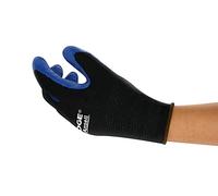 Ansell Edge 48-305 Guantes de Trabajo de Seguridad, Protección Mecánica, Talla 9 (L), Negro (12 Pares)