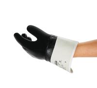 Ansell Edge 48-500 Guantes de Trabajo de Seguridad, Protección Mecánica, Talla 9 (L), Negro (12 Pares)