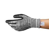Ansell Edge 48-705 Guantes de Trabajo de Seguridad, Protección Mecánica, Talla 11 (2XL), Negro (12 Pares)