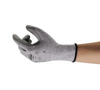 Ansell Edge 48-711 Guantes de Trabajo de Seguridad, Protección Mecánica, Talla 7(S), Gris (12 Pares)