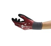Ansell Edge 48-919 Guantes de Trabajo de Seguridad, Protección Mecánica, Talla 9 (L), Negro (12 Pares)