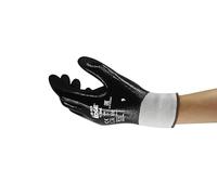 Ansell Edge 48-929 Guantes de Trabajo de Seguridad, Protección Mecánica, Talla 9 (L), Negro (12 Pares)