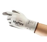 Ansell Hyflex 11-644 Guantes de Trabajo de Seguridad, Protección Mecánica, Talla 9 (L), Gris (12 Pares)