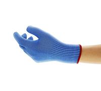 Ansell HyFlex 72-285 Guante de Trabajo, Protección contra Cortes y Mecánica, Azul, Talla M (6 Piezas)