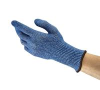 Ansell Hyflex 72-400 Guantes de Trabajo de Seguridad, Protección Mecánica, Talla 6 (XS), Azul (12 Pares)