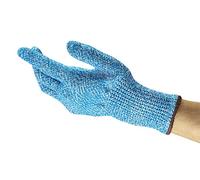 Ansell Hyflex 74-500 Guantes de Trabajo de Seguridad, Protección Mecánica, Talla 11 (2XL), Azul (12 Pares)