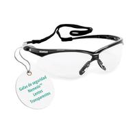 Ansell KleenGuard Nemesis Gafas de Seguridad Antiempañantes, Puente Nasal Flexible, Diseño Ligero y Envolvente para Construcción, Tiro, Exterior e Industria - Transparente, 1 Par