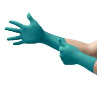 Ansell Microflex 93-260 Guantes Desechables de Nitrilo y Neopreno, Resistentes a Químicos Agresivos, Protección Superior con Sensibilidad Táctil Mejorada, Talla S (50 Guantes)