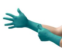 Ansell Microflex 93-260 Guantes Desechables de Nitrilo y Neopreno, Resistentes a Químicos Agresivos, Protección Superior con Sensibilidad Táctil Mejorada, Talla S (50 Guantes)