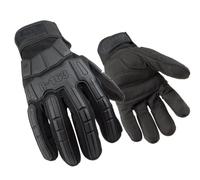 Ansell Ringers R163 Guantes De Seguridad Multiusos, Guantes Trabajo Anti-Impactos Extra-Resistentes para Profesionales, Guantes Tácticos Industrial, Pantalla Táctil, Guantes Negros, Talla L (1 Par)