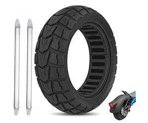 ANSENI Rueda Maciza 10 pulgadas 10x2.75 Offroad para Patinete Eléctrico | Rueda Todoterreno offroad, Compatible con Smartgyro Speedway/Pro, Rockway/Crossover, Dualtron 3 y Kukirin G2