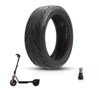 ANSENI Rueda Tubeless 60/70-6.5, Neumático 10 Pulgadas(10x2.50-6.5), Rueda de Repuestos para Patinete Eléctrico Segway Ninebot E3 E,Ninebot Max G30/G30D, Xiaomi 5/5 Max,Smartgyro K2 (1 Rueda)