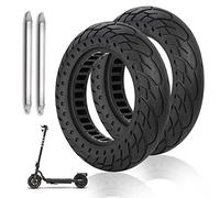 ANSENI Ruedas Macizas 10Pulgadas(10x2.125) Rueda de Repuesto Antipinchazo | Compatible con Xiaomi 4 Lite (2nd Gen), Smartgyro Ziro, Vivobike S2 Max, S3 Max,Navee V25i Pro,Rueda Patinete Electrico (2Ud)