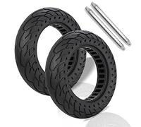 ANSENI Ruedas Macizas 60/70-6.5,Neumatico10 pulgadas 10x2.50 Rueda Patinete | Neumático Macizo Antipinchazos,Compatible con Segway Ninebot E3, E3 E, Max G30/G30D, Xiaomi 5/5 Max y Smartgyro K2(2Uds)