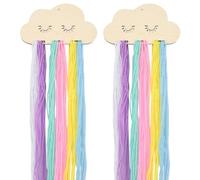 Anseom 2 pinzas para el cabello, portapinzas para el cabello, organizador de diadema, organizador de diadema para almacenamiento para niñas, decoración de pared
