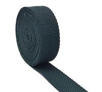AnseTendencia 10 metros algodón correas 25mm milímetros para bolsos hechos a mano mochila asa bandolera ajustable costura suministros creativos cinta creaciones gris Anch