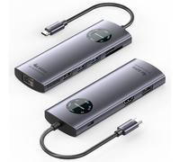 Estación de acoplamiento Vention TQUHB 9 en 1 HDMI 4K DisplayPort USB-C