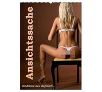 Ansichtssache - Einblicke neu definiert... (Wandkalender 2026 DIN A2 hoch), CALVENDO Monatskalender: Hommage an die weiblichen Kurven der Frau