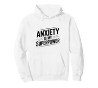 Ansiedad es mi Superpotencia Cita Motivacional Sudadera con Capucha
