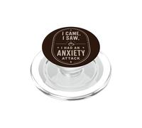 Ansiedad Humor Café Cita Sarcástico Introvertido Pánico PopSockets PopGrip para MagSafe