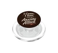 Ansiedad Humor Salud Mental Sarcasmo Introvertido Pánico PopSockets PopGrip para MagSafe