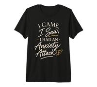 Ansiedad Humor Sarcasmo Salud Mental Cita Divertida Camiseta Premium