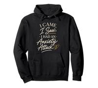 Ansiedad Humor Sarcasmo Salud Mental Cita Divertida Sudadera con Capucha
