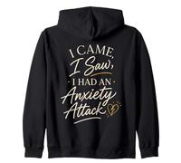 Ansiedad Humor Sarcasmo Salud Mental Cita Divertida Sudadera con Capucha