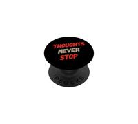 Ansiedad Humor Texto Divertido Pensamiento excesivo Pensamientos Nunca Paran PopSockets PopGrip Adhesivo