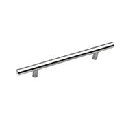 ANSIEDIO 6 Piezas Tiradores Cocina Tiradores Armarios en Forma de T-barra Acero Inoxidable, Plata (96mm Distancia de agujeros)