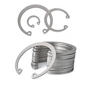 ANSIEDIO Anillos de Retención de Acero Inoxidable C-Clip Anillo de Retención Anillos de Seguridad Anillo de Retención con Cierre de Clip(￠12mm, 100 pcs)