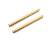 ANSIEDIO Cepillado Oro Tiradores Cocina, Tiradores para Cajones, Armario, Mueble de Cocina, Baño, Dormitorio, 192 mm, 2pcs
